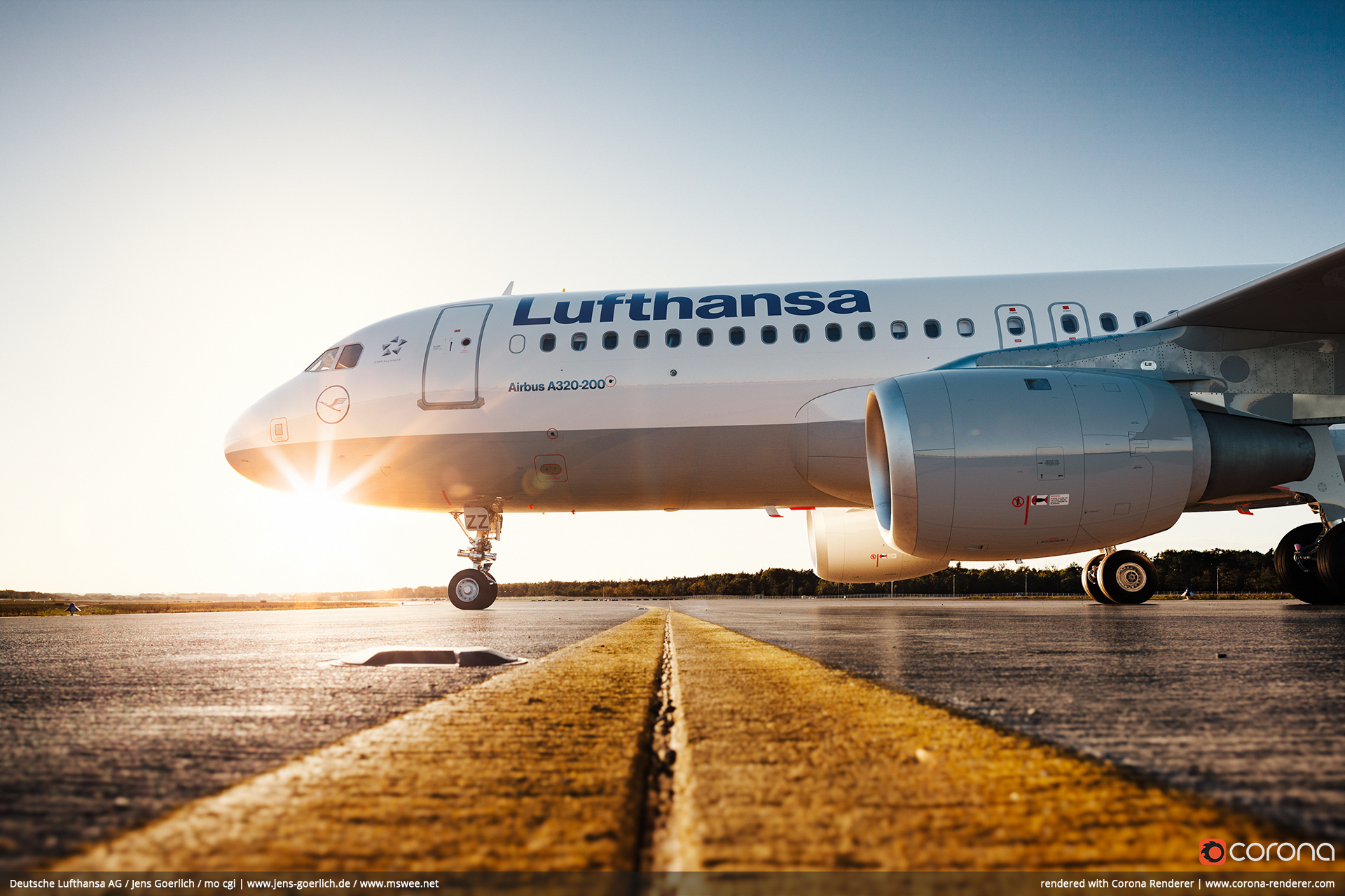 Deutsche Lufthansa AG / Jens Goerlich / mo cgi - Lufthansa A320 Corona render