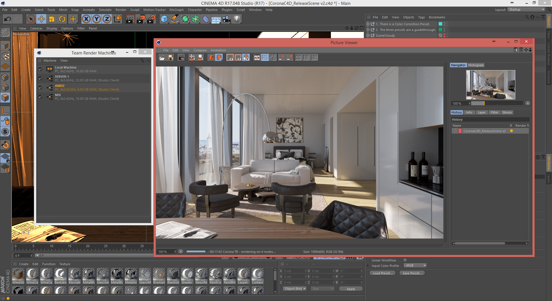 cinema 4d r20 studio team render client compatibility