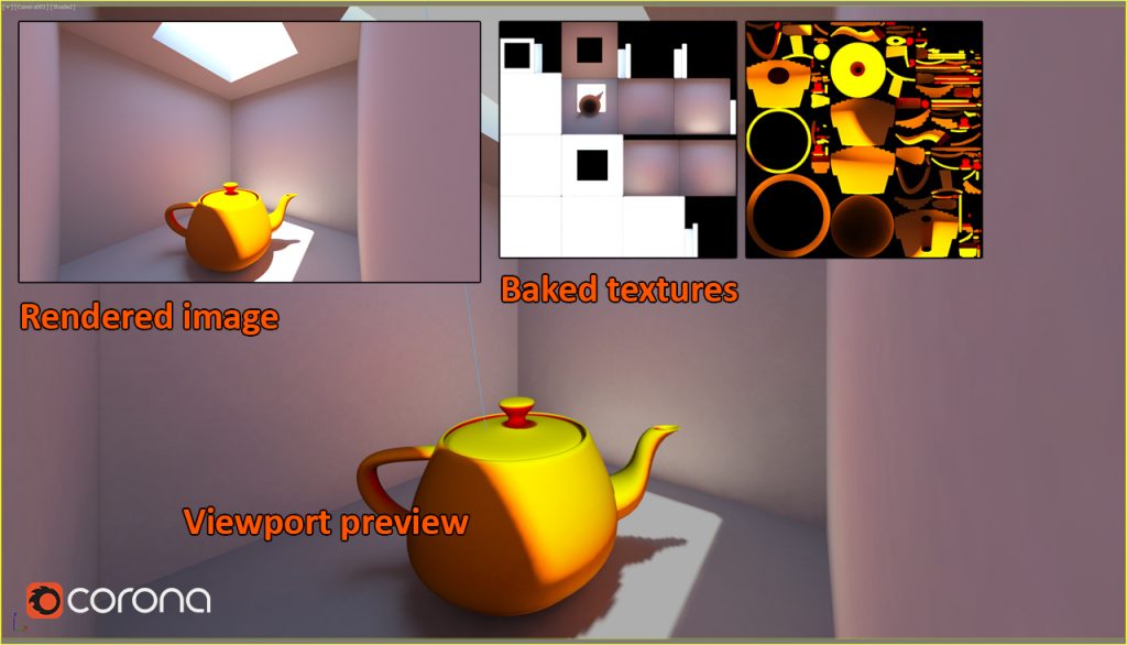 Corona Renderer - Texture Baking