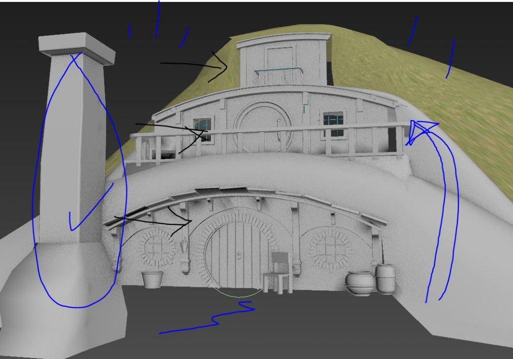 Hobbit House model