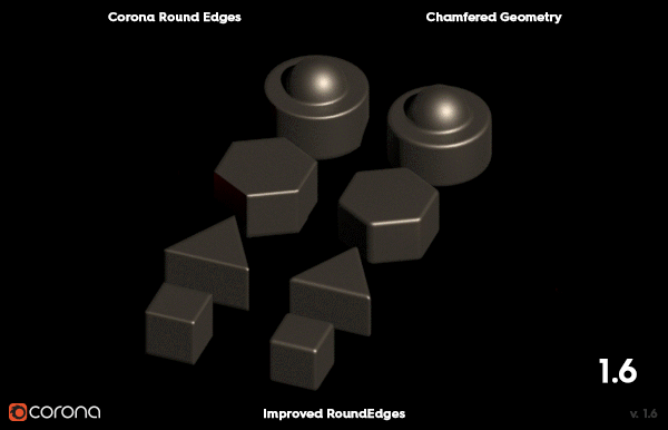 Corona 1.6 RoundEdges improvements