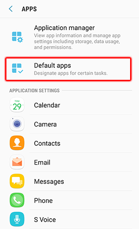 Default apps 1