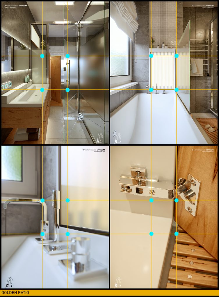 Mohammadreza Mohseni Nuremberg Bathroom PIC_03, Golden Ratio