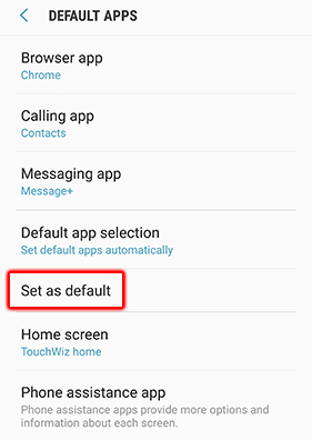 Default apps 2