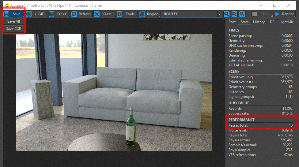 Визуализация интерьеров в corona renderer