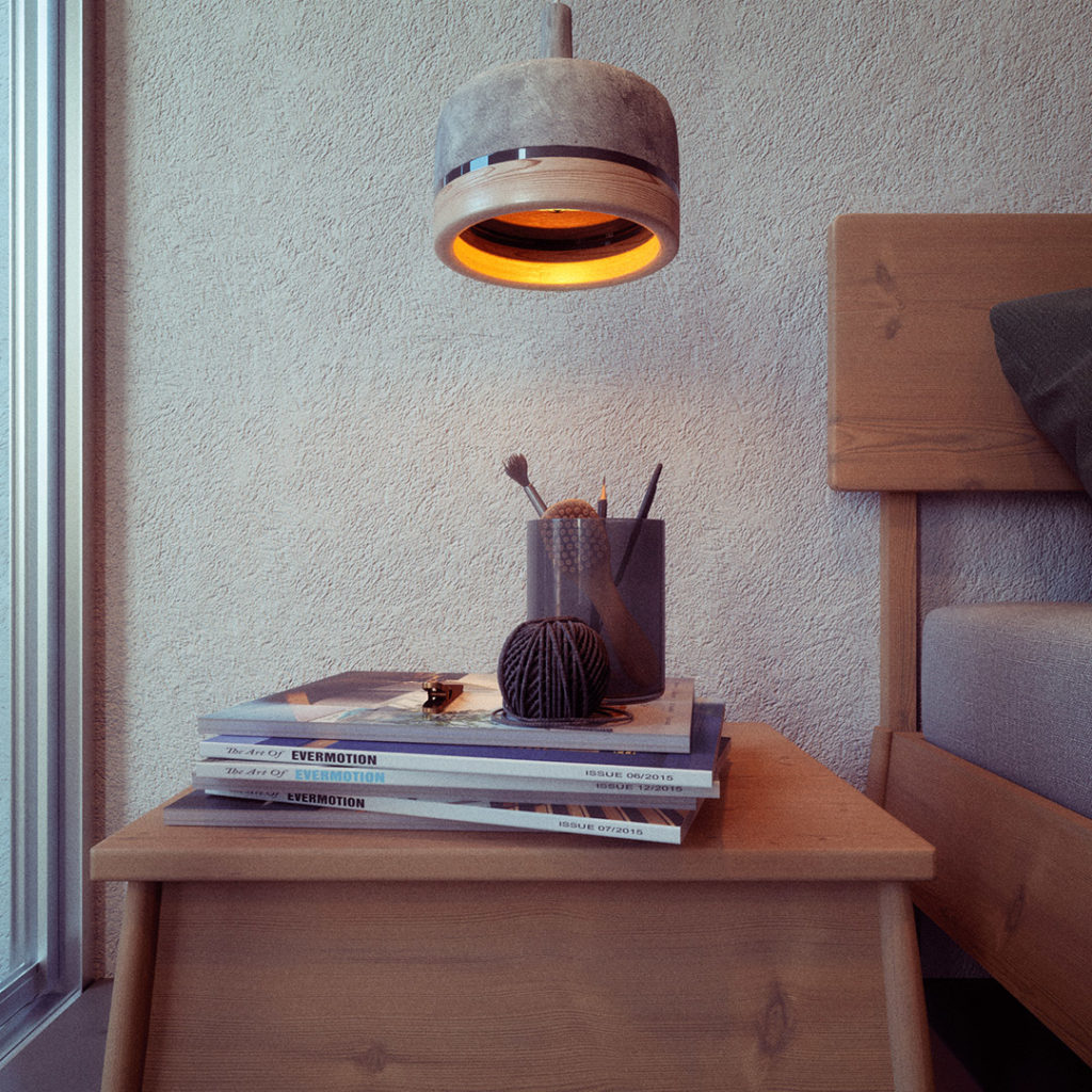 Juan Monsivais, Lamp Details. Corona Renderer.