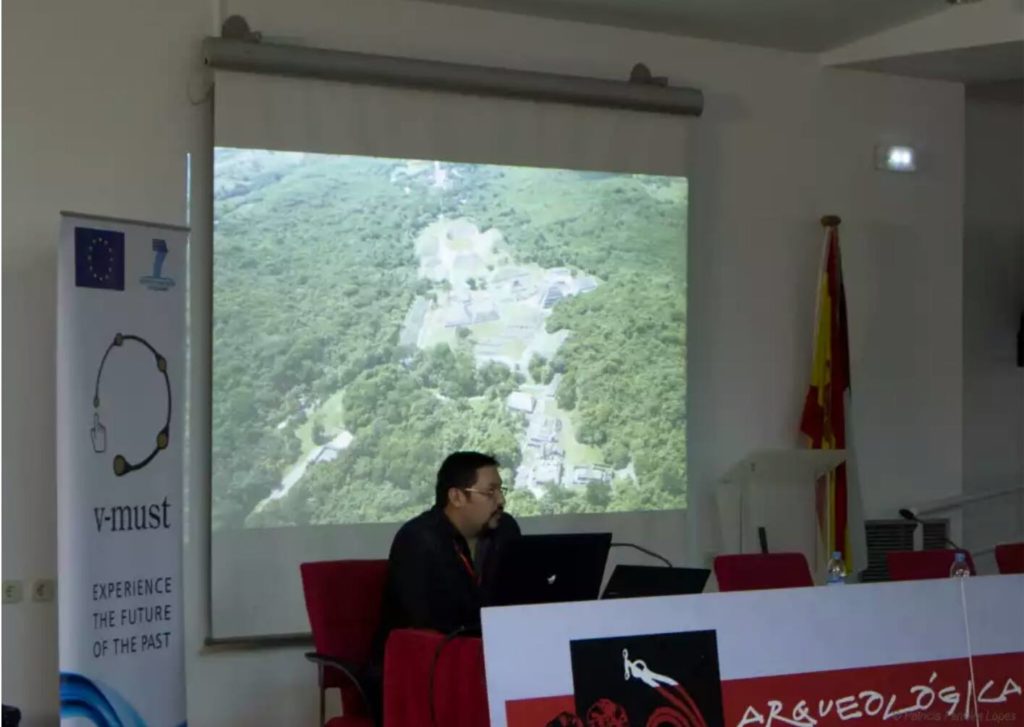 Lecture, virtual reconstruction of archeology in Mexico. CD. Real, Spain, 2014