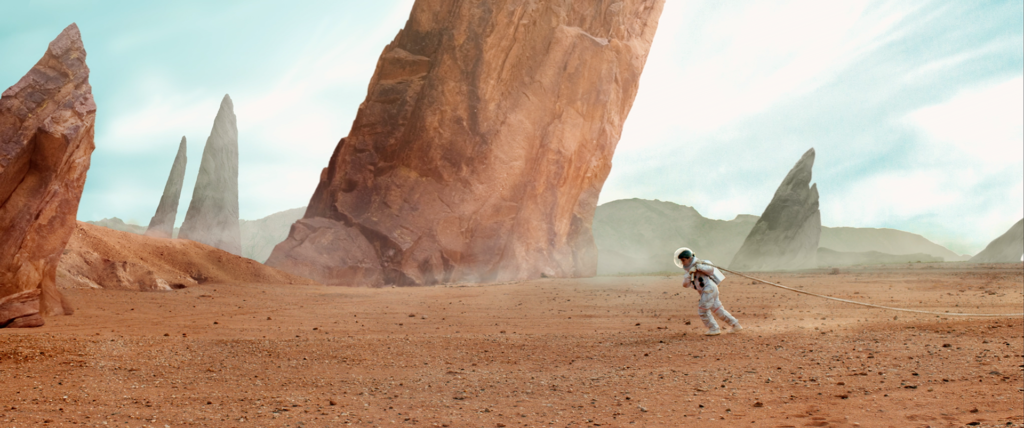 One Day Love, Michael Mizrachi - final frame, desert planet