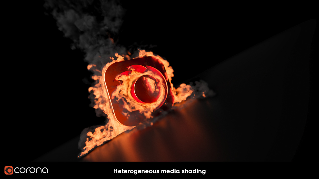 corona renderer smoke materials