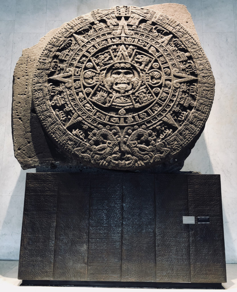 Ivan Zabalza, visit to the Museum of Anthropoloy in Mexico City