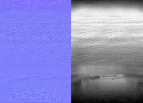 Lê Anh Nhân - Normal map and Displacement map for the river water