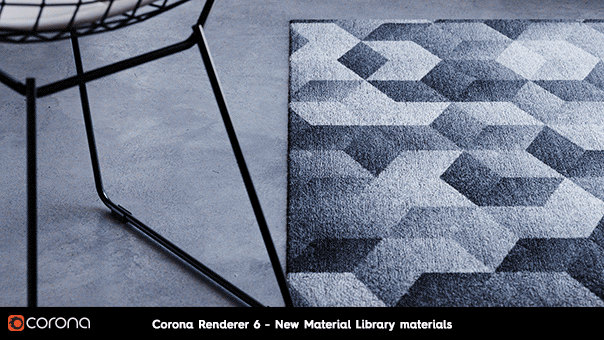 Corona Renderer 6 for 3ds Max, Material Library update