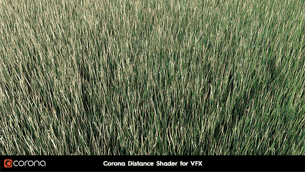 Corona Renderer 6 for Cinema 4D - Distance Shader, for VFX such as how crop circles are made!
