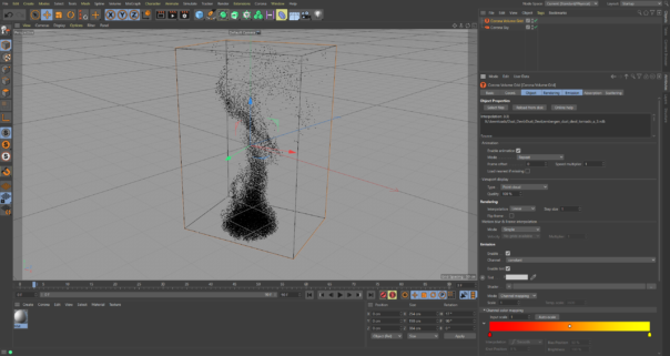 Corona Development Blog 2, example Corona Volume Grid in Cinema 4D as of day of publication