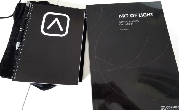 The "Art of Light" book, and other swag, that we prepared for every Academy